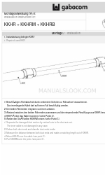 Gabocom KKHR Instrucciones de instalación