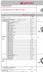 Gabocom SRV-G tc oAm Instruções de instalação