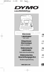 Dymo LabelManager 350 Kullanıcı Kılavuzu