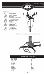 AFF 3052A Manual de instrucciones