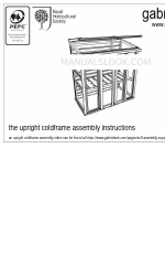 Gabriel Ash The upright coldframe Інструкція з монтажу Посібник з монтажу