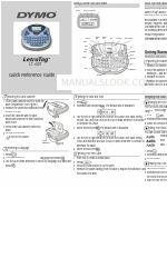 Dymo LetraTag Plus LT-100T Manual de referência rápida