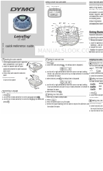 Dymo LetraTag Plus LT-100T Manual de referência rápida