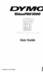 Dymo Rhino 1000 Manuale d'uso