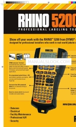 Dymo Rhino 5200 Brochure & specificaties