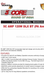 5Core 5C AMP Manuale operativo