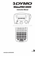 Dymo RhinoPRO 3000 Manuale di istruzioni