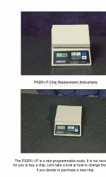 Dymo Electronic Weighing Instruments PS2R1-P Replacement Instructions Manual