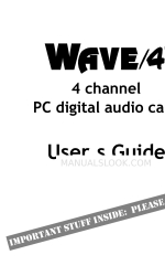 Gadget Labs WAVE/4 Manuale d'uso