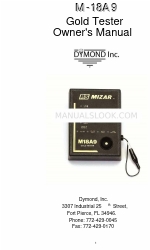 Dymond M-18A9 Manual del usuario