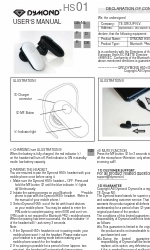 Dymond HS01 Руководство пользователя