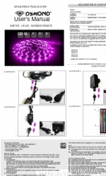 Dymond Splashproof RGB LED Strip Manuale d'uso