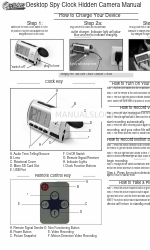 Gadgets and Gear Desktop Spy Clock Hidden Camera Manuale Manuale