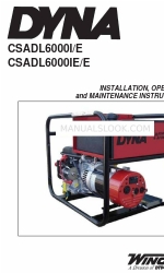 Dyna CSADL6000I/E Instructions d'installation, d'utilisation et d'entretien