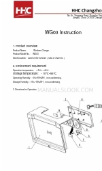 HHC WG03 Instrucciones