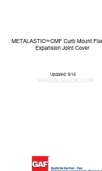 GAF METALASTIC Manual de inicio rápido