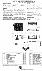 GAF TALKING VIEW-MASTER Manual de piezas y mantenimiento