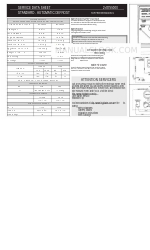 Frigidaire RCRBB04GR Service Data Sheet