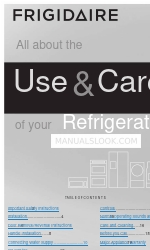 Frigidaire Refrigerator Use And Care Manual