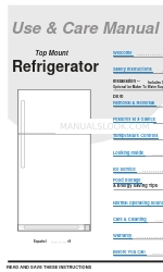 Frigidaire WRT8G3EWC Gebruiks- en onderhoudshandleiding