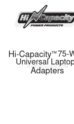 Hi Capacity Power Products 75-Watt Universal Laptop Adapters Podręcznik zgodności