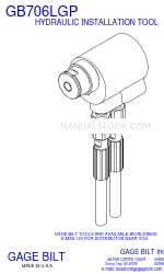 Gage Bilt GB706LGP Руководство