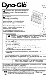 Dyna-Glo BF20DTDG-2 Краткое руководство по эксплуатации