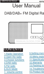 GREADIO DAB-PC2 Manual del usuario