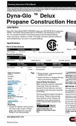 Dyna-Glo Delux RMC-FA300DGD Operating Instructions & Parts Manual