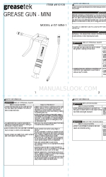 greasetek 910105 Manuale di avvio rapido