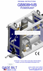 Gage Bilt GB808HVB Manual de instruções