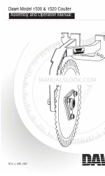 Dawn 1520 Coulter Instrukcja montażu i obsługi