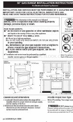 Frigidaire 316259359 Manual de instrucciones de instalación