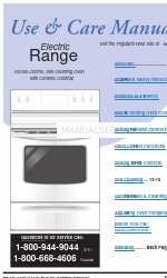 Frigidaire 316423411 Manual de uso y mantenimiento