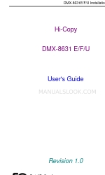 Hi-Copy DMX-8631 E User Manual