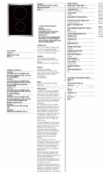 Gaggenau 400 Series Quick Start Manual