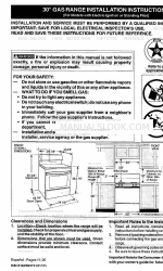 Frigidaire 79061201200 Manual de instrucciones de instalación