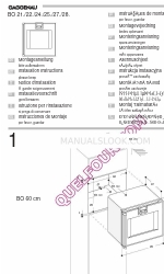 Gaggenau BO 24. Manual de instrucciones de instalación