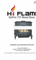 Hi-Flame GloFire 737 Manuel d'installation et d'utilisation