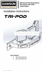 Dawson TRI-POD Installation Instructions