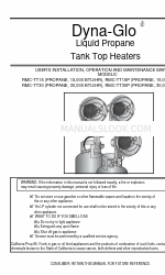 Dyna-Glo RMC-TT15P Manual de instalação, operação e manutenção