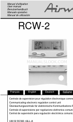 Airwell RCW-2 Manuel de l'utilisateur