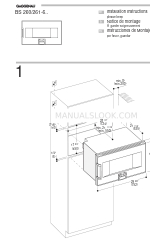 Gaggenau BS 260 Manuale di istruzioni per l'installazione