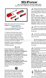 Hi-Force ALUMINIUM HP232 Instruction Manual