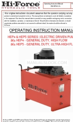 Hi-Force HEP4 Series Manual de instrucciones