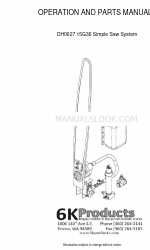 6K Products DH0627 Operation And Parts Manual