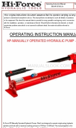 Hi-Force HP110 Panduan Petunjuk Pengoperasian