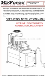 Hi-Force HPF Series Manual de instrucciones