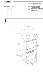 Gaggenau BX 280-6 Series Panduan Petunjuk Instalasi