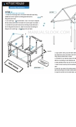 Great Gazebo 4 Foot House Instrukcja montażu